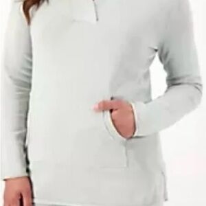 Barefoot Dreams Cotton Hoodie Pullover Sweatshirt Lounge Top XS